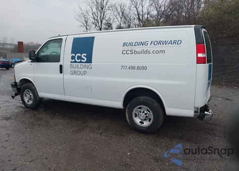 2021 Chevrolet Express Cargo Rwd 2500 Regular Wheelbase Wt из США, поврежденный, VIN 1GCWGAF79M1226912